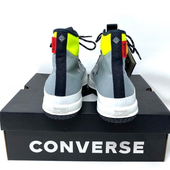 CONVERSE Men's Size 11 169360C Bosey VC GTX High Top Grey Black Canvas Sneakers - Picture 4 of 10